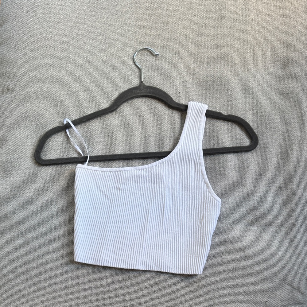 Babaton Knit One shoulder top